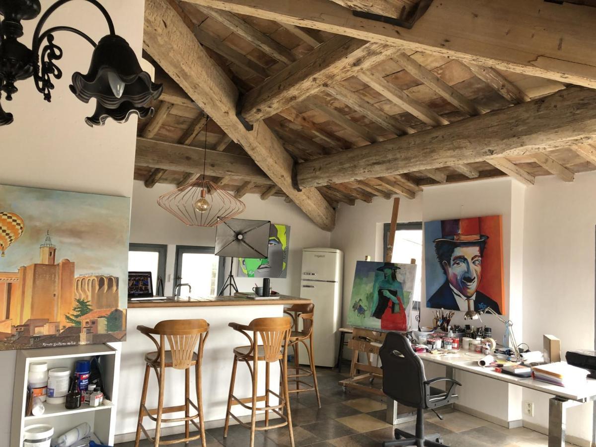 Chambre D'Hote Vue Exepitonnelle Uzès Exterior foto
